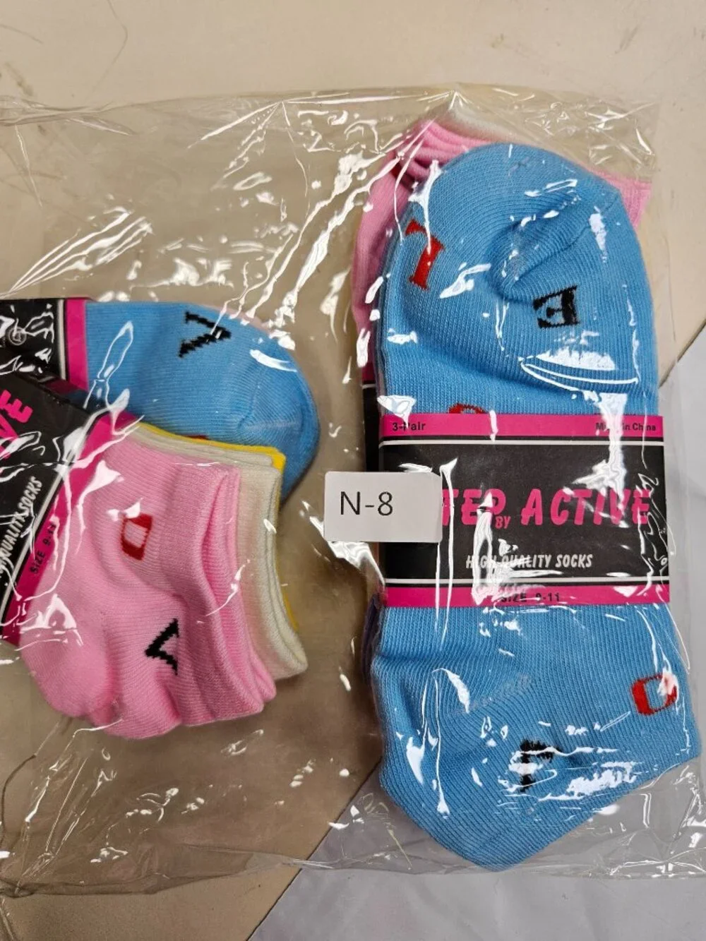 Women's Ankle Socks, Bundle of 12 Pairs, Love Print